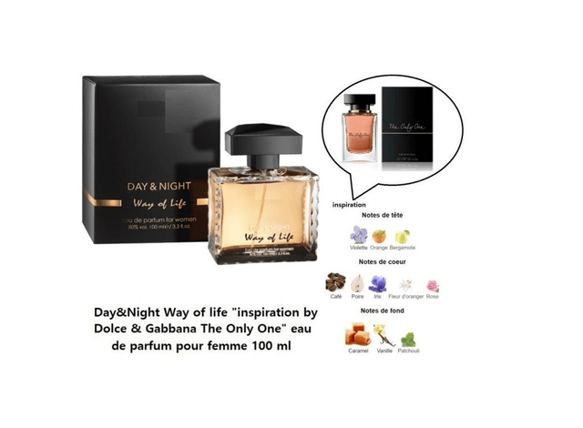 Day&Night Way of life " inspiration Dolce & Gabbana The Only One " eau de parfum pour femme 100 ml