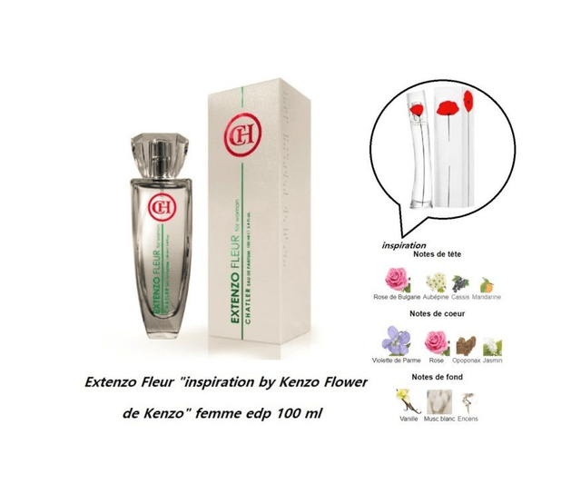 Extenzo Fleur " inspiration by Kenzo Flower de Kenzo " femme edp 100 ml