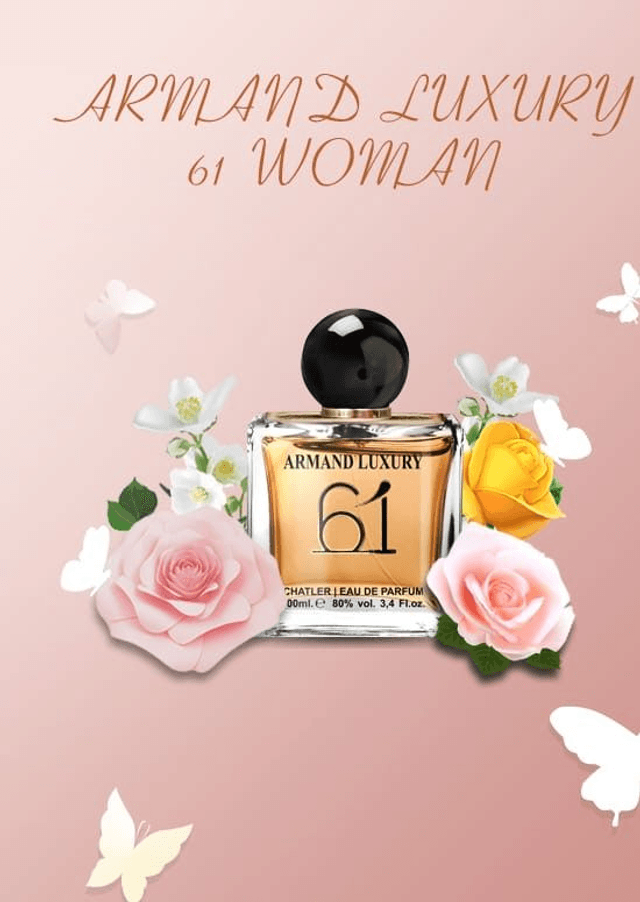 Armand Luxury 61 " inspiration  Giorgio Armani Si " Femme Eau De Parfum 100ml