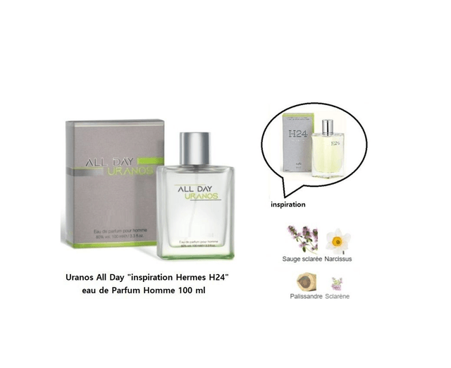 Uranos All Day " inspiration Hermes H24 " eau de Parfum Homme 100 ml