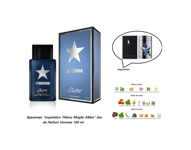 Spaceman " inspiration Thierry Mugler Amen " Eau de Parfum Homme 100 ml