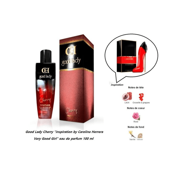 Good Lady Cherry " inspiration by Carolina Herrera Very Good Girl " eau de parfum 100 ml