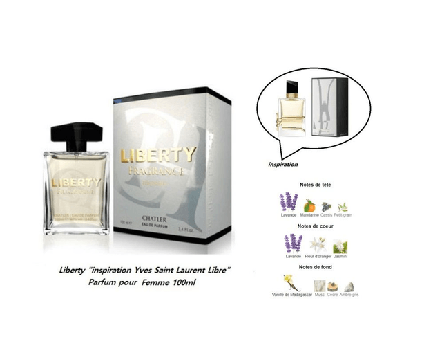 Liberty " inspiration Yves Saint Laurent Libre " Parfum pour Femme 100ml