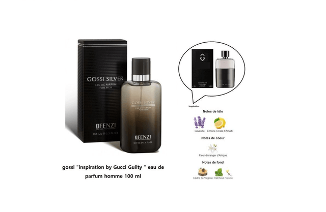 gossi " inspiration by Gucci Guilty Homme " eau de parfum homme 100 ml