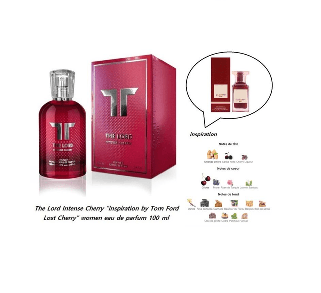 The Lord Intense Cherry " inspiration by Tom Ford Lost Cherry "  femme  eau de parfum 100 ml