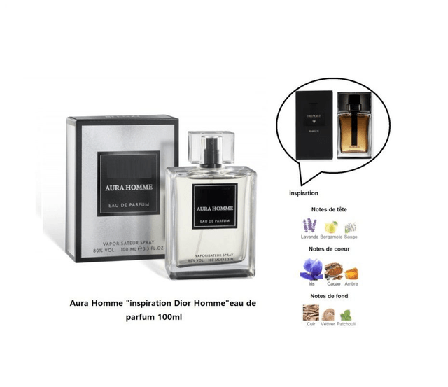 Aura Homme " inspiration Dior Homme " eau de parfum 100ml