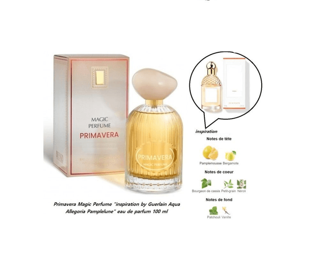 Primavera Magic Perfume " inspi G Aqua Allegoria Pamplelune " eau de parfum femme  100 ml