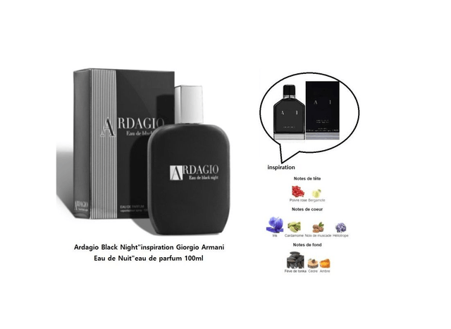 Ardagio Black Night " inspiration G-A Eau de Nuit " eau de parfum 100ml