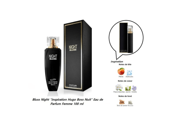 Bluss Night " inspiration Hugo Boss Nuit " Eau de Parfum Femme 100 ml