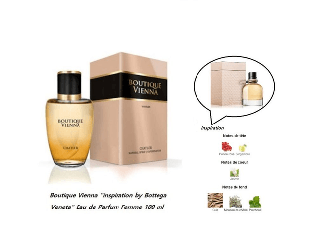 Boutique Vienna "inspi ottega Veneta " Eau de Parfum Femme 100 ml