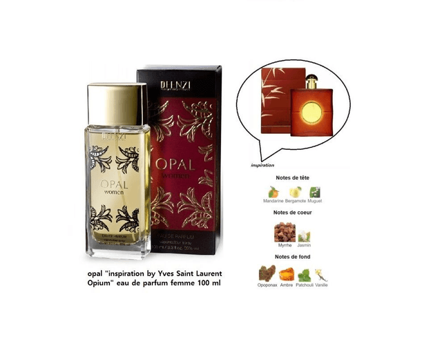 opal " inspiration by Yves Saint Laurent Opium " eau de parfum femme 100 ml 