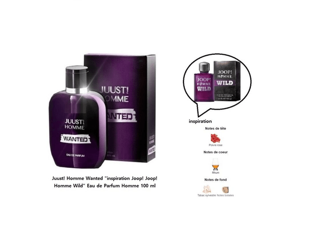 Juust! Homme Wanted " inspiration Joop! Joop! Homme Wild " Eau de Parfum Homme 100 ml