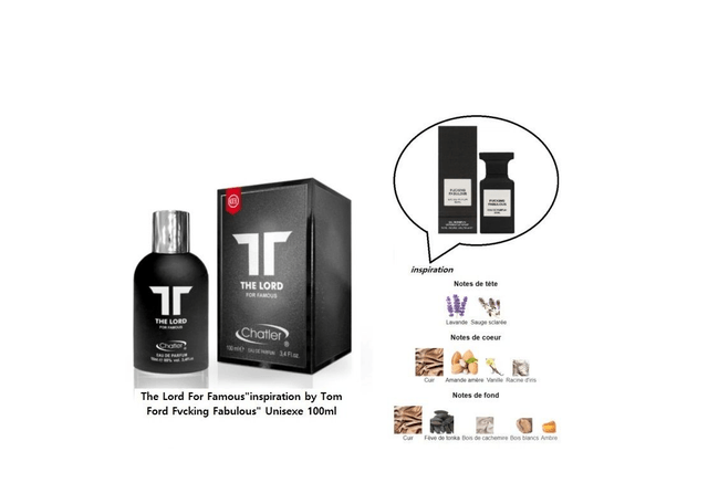 The Lord For Famous " inspiration by Tom Ford Fvcking Fabulous " Unisexe 100ml