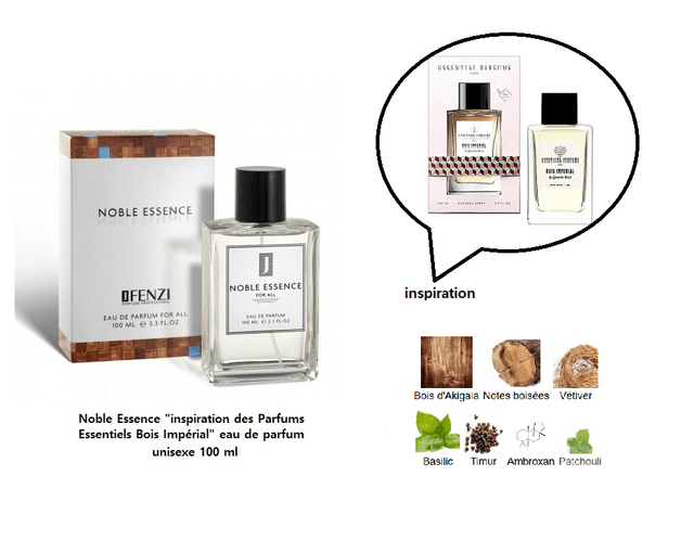 Noble Essence "inspi des Parfums Essentiels Bois Impérial" eau de parfum unisexe 100 ml