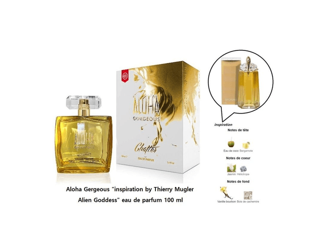 Aloha Gergeous " inspiration by Thierry Mugler Alien Goddess " eau de parfum 100 ml