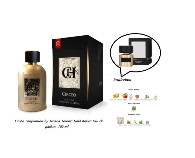  Circéo " inspiration by Tiziana Terenzi Gold Kirke " Eau de parfum mixe  100 ml