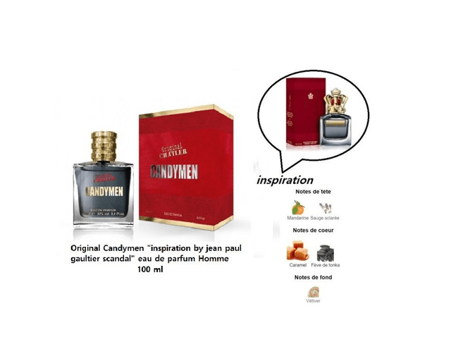 Original Candymen " inspiration by jean paul gaultier scandal " eau de parfum Homme 100 ml