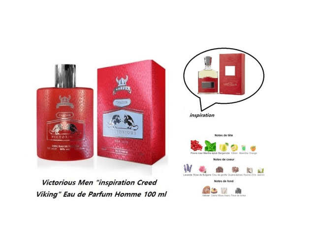 Victorious Men " inspiration Creed Viking " Eau de Parfum Homme 100 ml