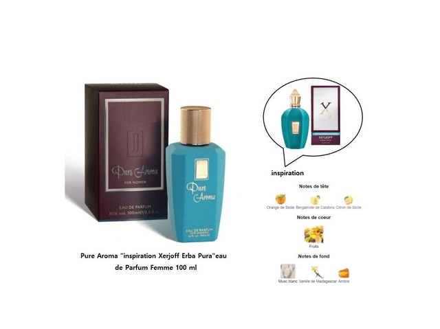 Pure Aroma " inspiration Xerjoff Erba Pura " eau de Parfum mixe 100 ml