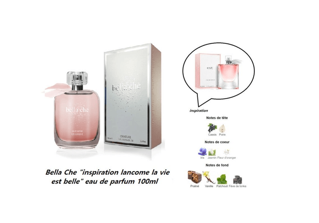 Bella Che " inspiration Lancôme la vie est belle " eau de parfum 100ml