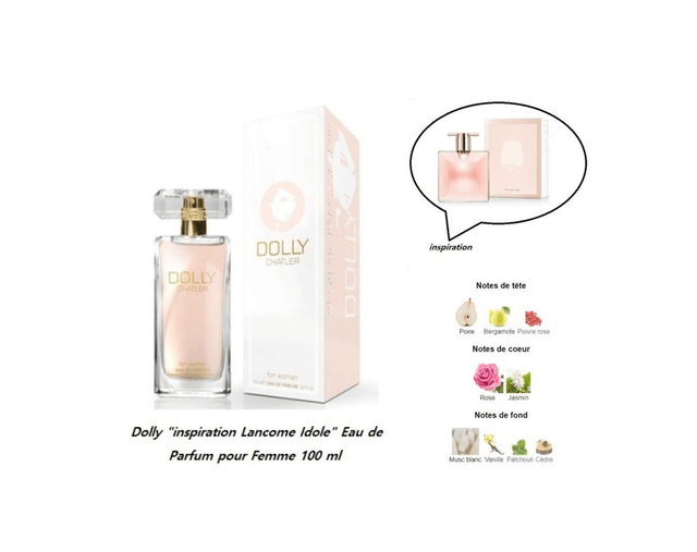 Dolly " inspiration Lancôme Idole " Eau de Parfum pour Femme 100 ml