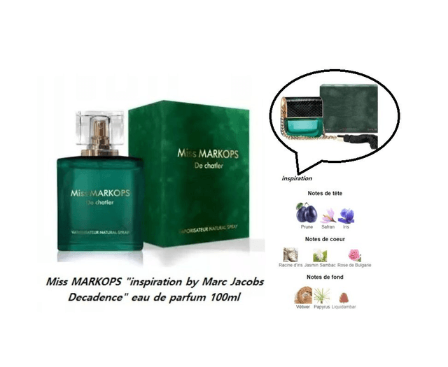 Miss MARKOPS " inspiration by Marc Jacobs Decadence " eau de parfum 100ml