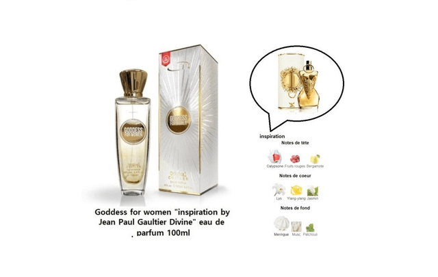Goddess for women " inspiration by Jean Paul Gaultier Divine " eau de parfum 100ml