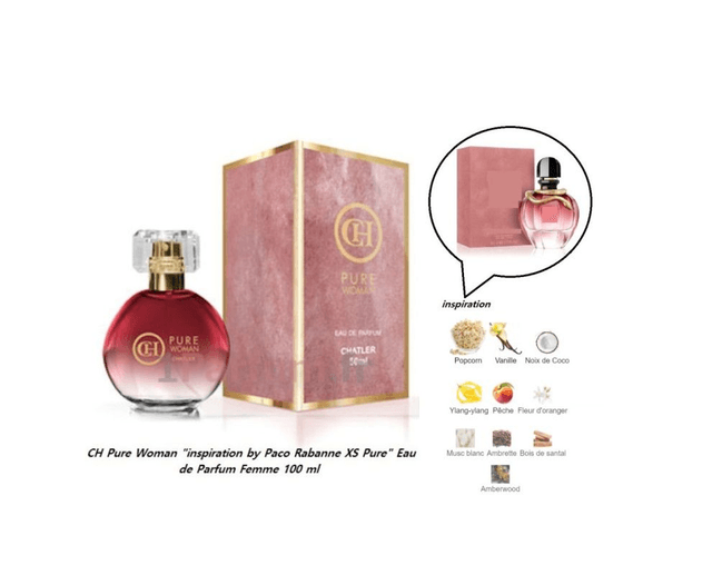 CH Pure Woman " inspiration by Paco Rabanne XS Pure " Eau de Parfum Femme 100 ml