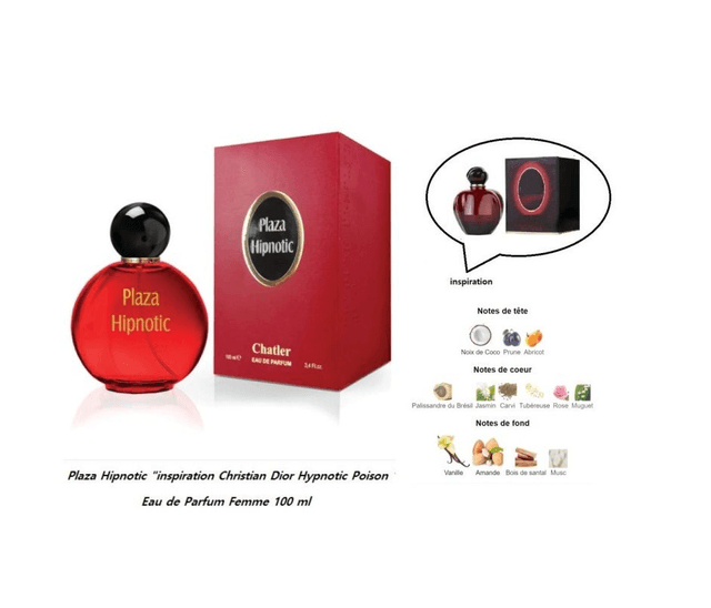 Plaza Hipnotic " inspiration Dior Hypnotic Poison " Eau de Parfum Femme 100 ml