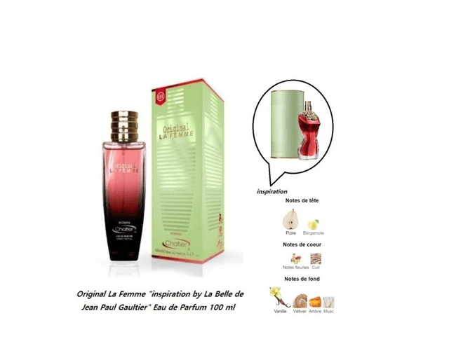 Original La Femme " inspiration by La Belle de Jean Paul Gaultier " Eau de Parfum 100 ml