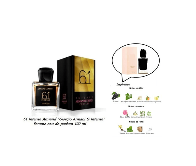 61 Intense Armand "Giorgio Armani Si Intense" Femme eau de parfum 100 ml 