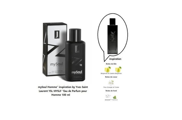 My Soul Homme " inspi Yves Saint Laurent  MYSLF " Eau de Parfum pour Homme 100 ml
