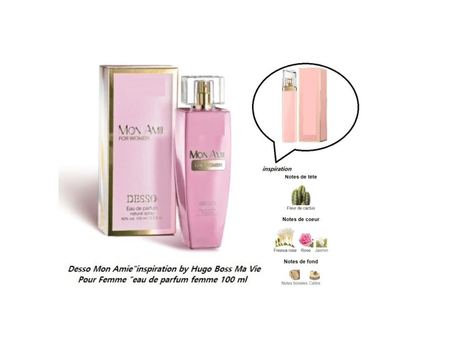 Desso Mon Amie " inspiration by Hugo Boss Ma Vie Pour Femme " eau de parfum femme 100 ml