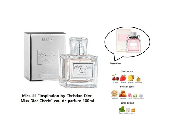 Miss Jill " inspiration by Christian Dior Miss Dior Chérie " eau de parfum 100ml