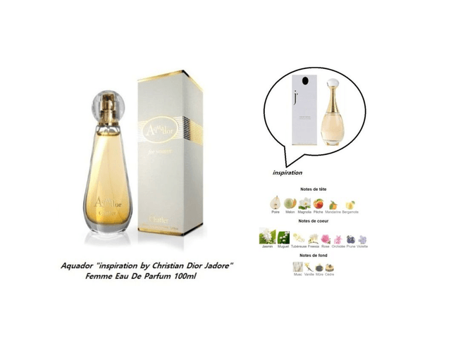 Aquador " inspiration by Christian Dior J'adore " Femme Eau De Parfum 100ml