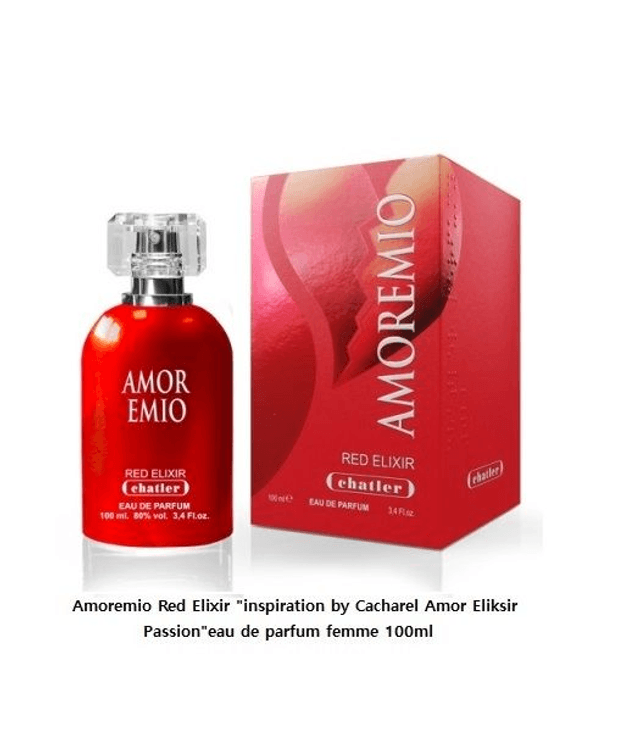 Amoremio Red Elixir &quot; inspiration by Cacharel Amor Elixir Passion &quot;eau de parfum femme 100ml