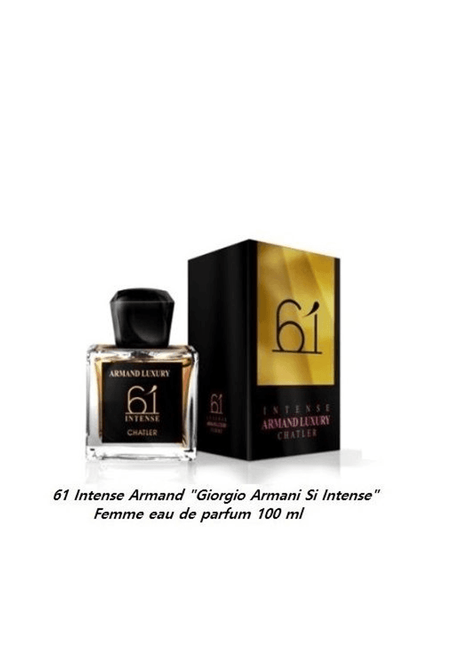 61 Intense Armand &quot;Giorgio Armani Si Intense&quot; Femme eau de parfum 100 ml 