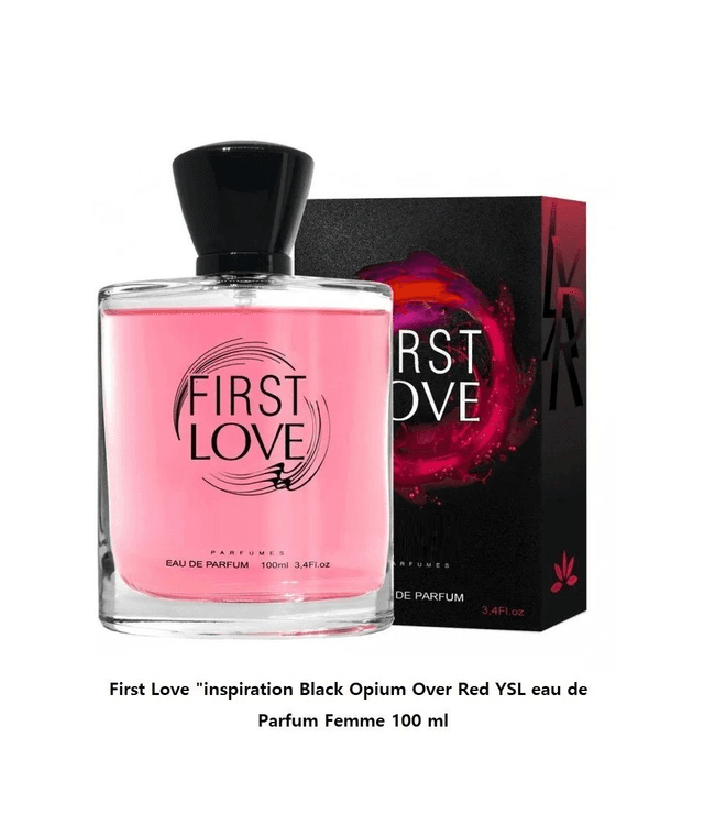 First Love &quot; inspiration Black Opium Over Red YSL &quot; eau de Parfum Femme 100 ml