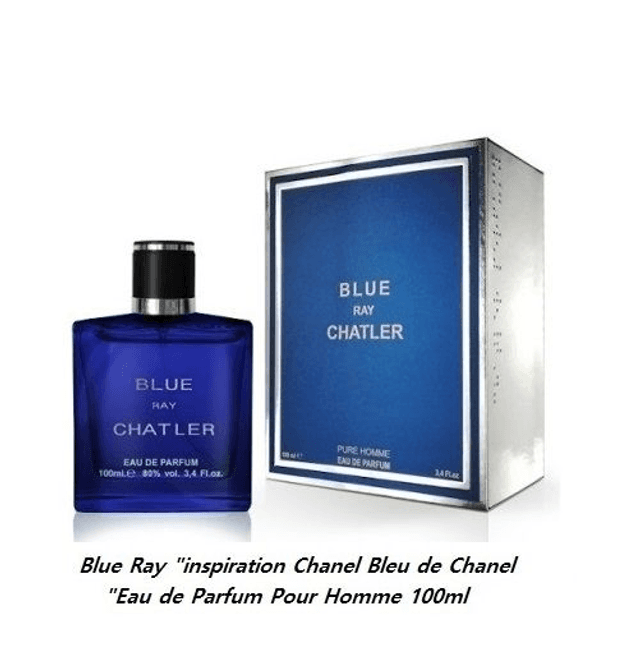 Blue Ray &quot; inspiration Chanel Bleu de Chanel &quot; Eau de Parfum Pour Homme 100ml 
