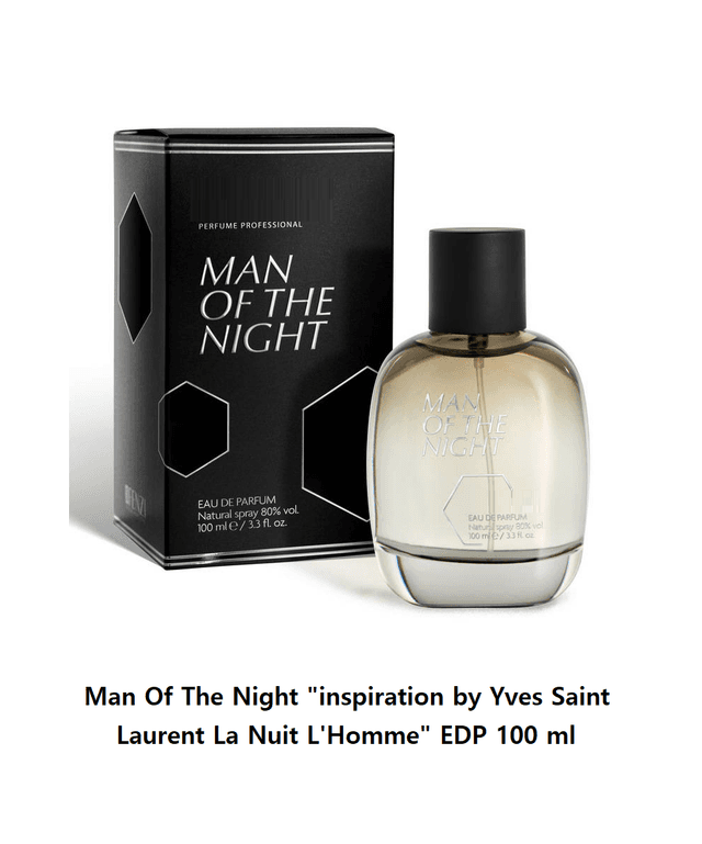 Man Of The Night &quot; inspiration by Yves Saint Laurent La Nuit L&#039;Homme &quot; EDP 100 ml 