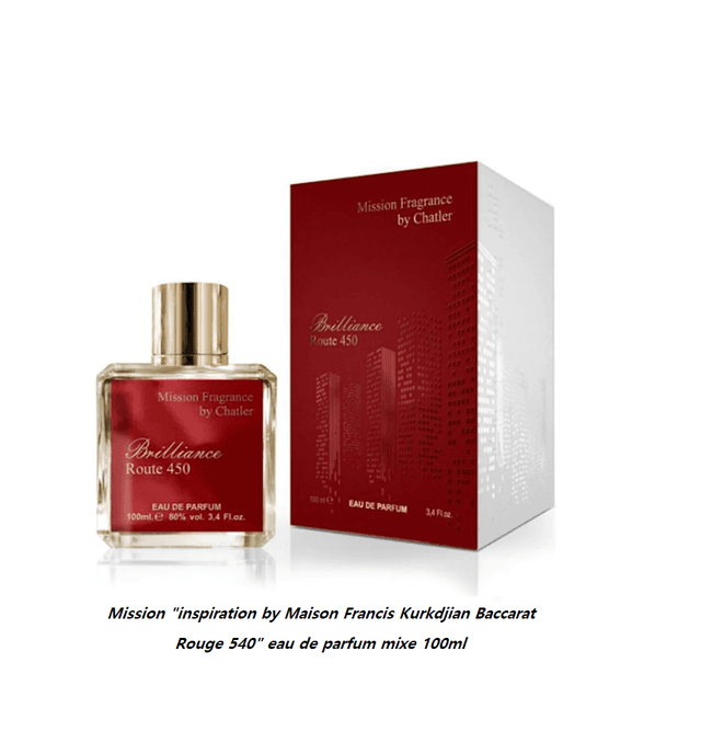 Mission &quot; inspiration by Maison FK Baccarat Rouge 540 &quot; eau de parfum mixe 100ml