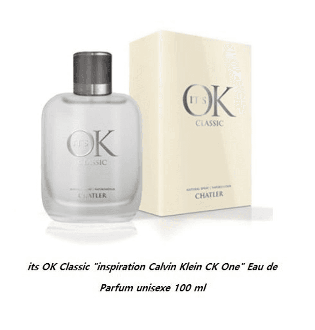 its OK Classic &quot;inspiration Calvin Klein CK One&quot; Eau de Parfum unisexe 100 ml