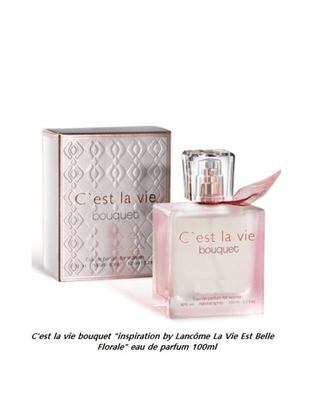 C&#039;est la vie bouquet &quot; inspiration by Lancôme La Vie Est Belle Florale &quot; eau de parfum 100ml