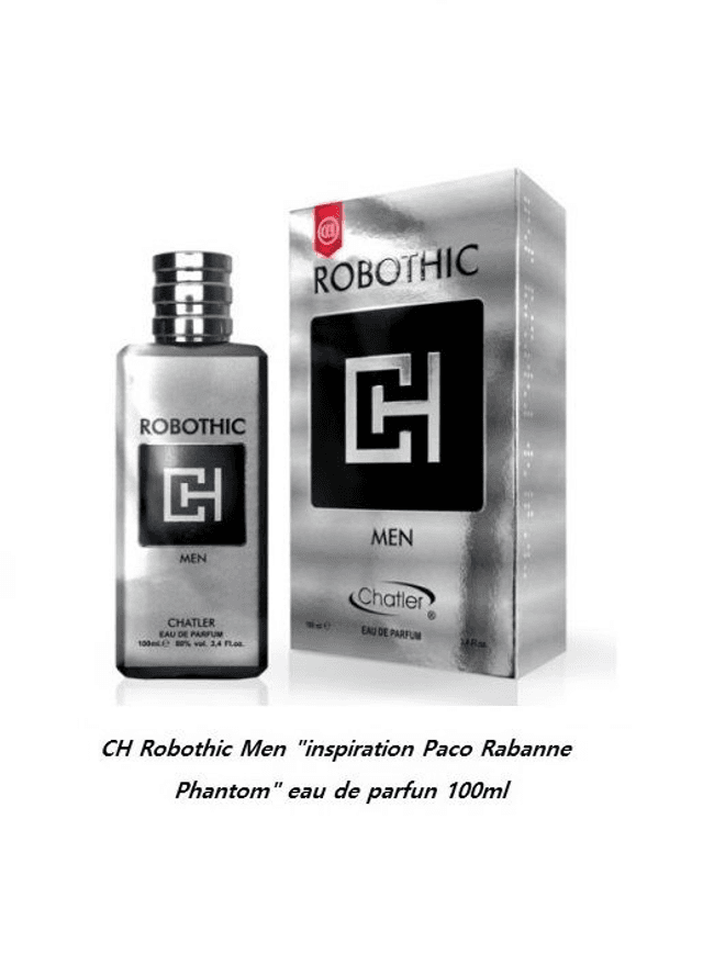 CH Robothic Men &quot; inspiration Paco Rabanne Phantom &quot; eau de parfum 100ml