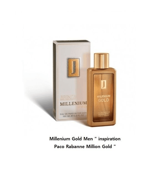 Millenium Gold Men &quot; inspi Paco Rabanne Million Gold &quot; Eau de parfum homme 100 ml