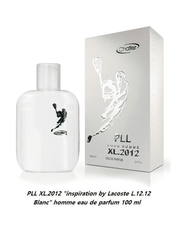  PLL XL.2012 &quot; inspiration by Lacoste L.12.12 Blanc &quot; homme eau de parfum 100 ml