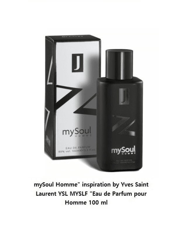 My Soul Homme &quot; inspi Yves Saint Laurent  MYSLF &quot; Eau de Parfum pour Homme 100 ml