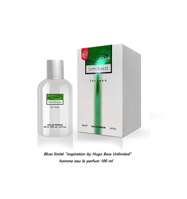Bluss limité &quot; inspiration by Hugo Boss Unlimited &quot; homme eau le parfum 100 ml