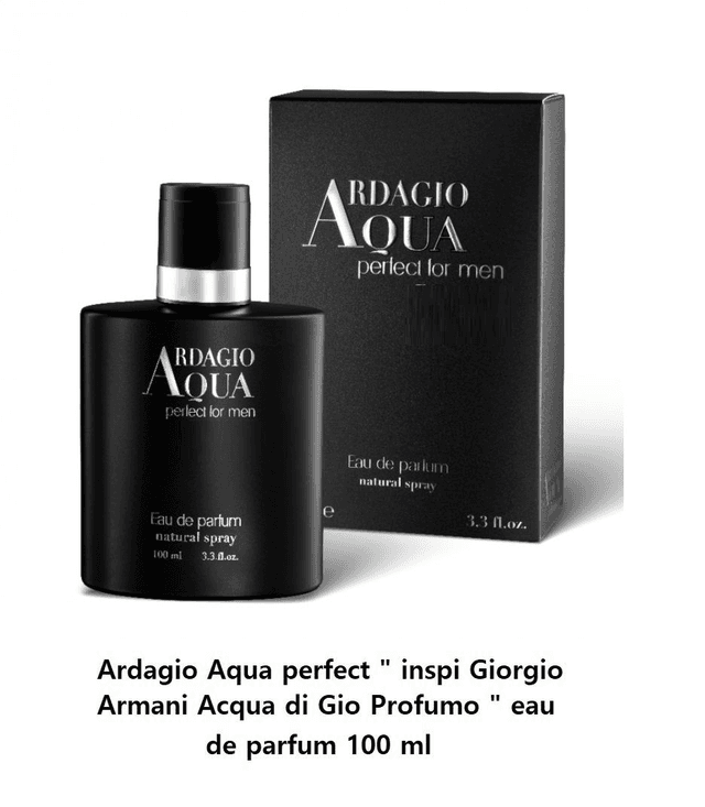 Ardagio Aqua perfect &quot; inspi Giorgio Armani Acqua di Gio Profumo &quot; eau de parfum 100 ml
